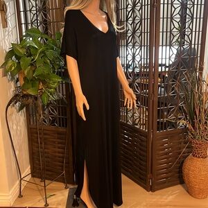 NWT AROLINA Tshirt Dress. Black XL